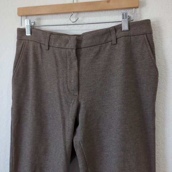 Raffaello Rossi Womens Dress Pants Maria 7/8 Size 42 US 12 Trouser Brown Tan - Picture 2 of 8